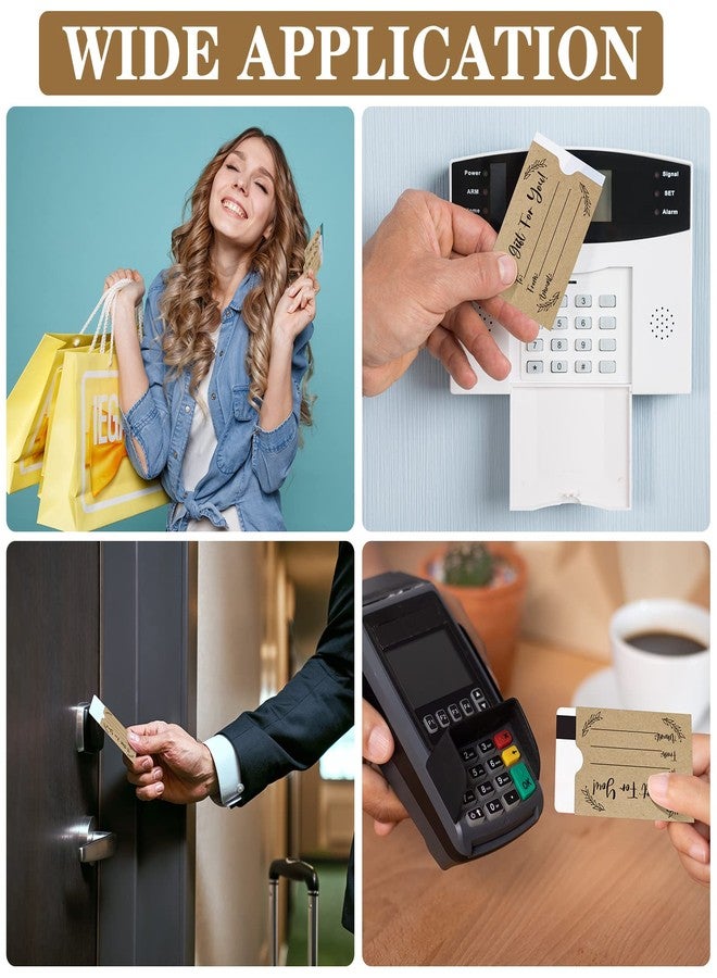 تيلينغ 800 قطعة من أظرف بطاقات الهدايا، وأغلفة بطاقات الائتمان، وأظرف مفاتيح الفنادق الصغيرة المصنوعة من ورق الكرافت البني، وأغلفة الدعوات، وأغلفة النقود، بكميات كبيرة، 2.4 × 3.5 بوصة (أسود) - Image 5